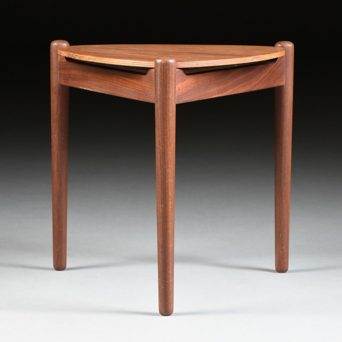 after HANS J WEGNER (Danish 1914-2007) A TRIPOD TEAK (1 of 6)