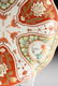 A PAIR OF IMARI PORCELAIN PETAL RIMMED DISHES, SIGNED, - 6