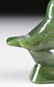 AN INUIT CARVED SPINACH JADE GROUP OF LOVE BIRDS - 6
