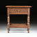 A WILLIAM AND MARY STYLE CARVED OAK SIDE TABLE, - 3