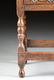 A WILLIAM AND MARY STYLE CARVED OAK SIDE TABLE, - 5