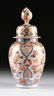 A MATCHED PAIR OF CHINESE IMARI PORCELAIN LIDDED JARS, - 5