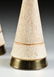 A PAIR OF VINTAGE MID CENTURY MODERN GILT AND WHITE - 5