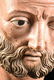 A CONTINENTAL BAROQUE REALISTICALLY PAINTED CARVED WOOD - 4