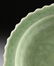 A CHINESE SMALL BARB RIMMED CELADON DISH, TOGETHER WITH - 3