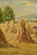 H. FROGUT (20th Century) A PAINTING, "Figure in Field - 9