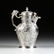 A RENAISSANCE REVIVAL STERLING SILVER REPOUSSE EWER,
