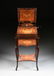 A PORTER EXOTIC WOODS INLAID BURLED WALNUT MARQUETRY