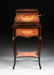 A PORTER EXOTIC WOODS INLAID BURLED WALNUT MARQUETRY - 2