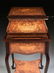 A PORTER EXOTIC WOODS INLAID BURLED WALNUT MARQUETRY - 5