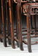 A SET OF FOUR CHINESE CARVED HARDWOOD "GRAPEVINE AND - 3