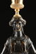 A PAIR OF LOUIS XVI STYLE GILT AND PATINATED BRONZE - 2