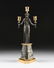 A PAIR OF LOUIS XVI STYLE GILT AND PATINATED BRONZE - 8