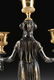 A PAIR OF LOUIS XVI STYLE GILT AND PATINATED BRONZE - 9