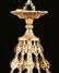A CONTINENTAL ROCOCO REVIVAL STYLE GILT BRONZE AND - 6
