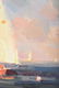 CALVIN LIANG (American b.1960) A PAINTING, "Sailboats - 7