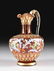 A THREE PIECE BOHEMIAN PARCEL GILT AND POLYCHROME - 5