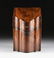 A FEDERAL PERIOD PARQUETRY INLAID FLAME MAHOGANY