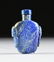 A GROUP OF FIVE CHINESE CARVED LAPIS SNUFF BOTTLES, - 3