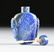 A GROUP OF FIVE CHINESE CARVED LAPIS SNUFF BOTTLES, - 4
