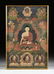A TIBETAN POLYCHROME PAINTED AND FRAMED THANGKA, - 2