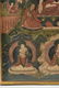 A TIBETAN POLYCHROME PAINTED AND FRAMED THANGKA, - 5