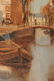 MAURICE LENOIR (French 1872-1931) A PAINTING, "Canal - 7