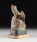 SANDY SCOTT (American b. 1943) A PATINATED BRONZE - 9