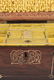 A REGENCY BRASS INLAID ROSEWOOD WORK BOX, EARLY 19TH - 6