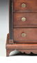 A MINIATURE MARBLE TOPPED MAHOGANY TALL CHEST OF - 4