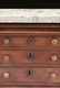 A MINIATURE MARBLE TOPPED MAHOGANY TALL CHEST OF - 5