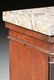 A MINIATURE MARBLE TOPPED MAHOGANY TALL CHEST OF - 8