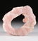 A VINTAGE CHINESE PINK QUARTZ CRYSTAL FIGURAL GROUP AND - 10