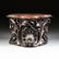 A ROCOCO REVIVAL STYLE CARVED WALNUT PEDESTAL BASE