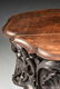 A ROCOCO REVIVAL STYLE CARVED WALNUT PEDESTAL BASE - 3