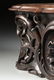A ROCOCO REVIVAL STYLE CARVED WALNUT PEDESTAL BASE - 4