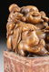 A CHINESE CARVED SOAPSTONE LAUGHING BUDDHA SEAL STAMP, - 5