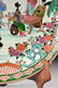A LARGE JAPANESE POLYCHROME ENAMELED PORCELAIN CHARGER, - 5