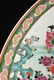 A LARGE JAPANESE POLYCHROME ENAMELED PORCELAIN CHARGER, - 7