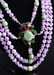 A MULTI STRAND BEADED NECKLACE, - 2