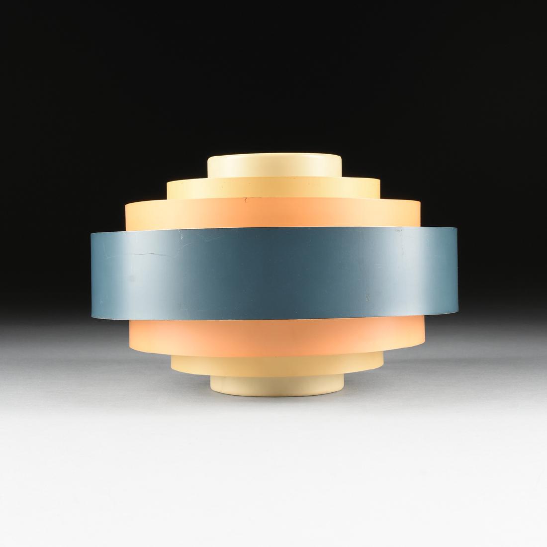 A JOHANNES HAMMERBERG (Danish b. 1920) ENAMELED METAL (1 of 5)