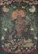AN ANTIQUE FRAMED TIBETAN THANGKA PAINTING,