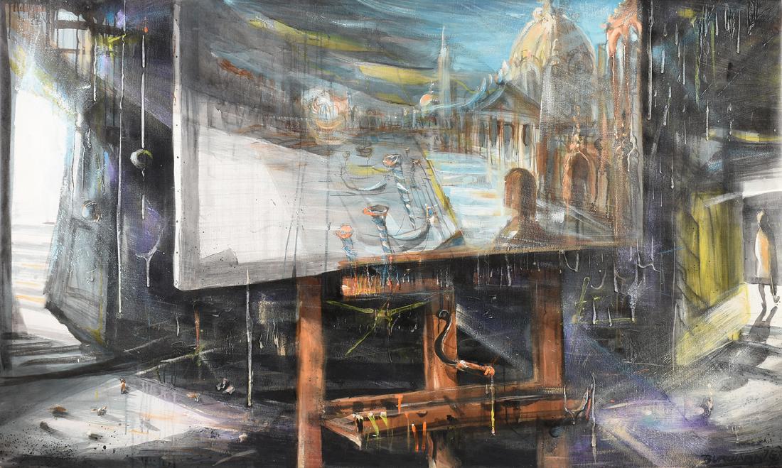 PABLO BURCHARD AGUAYO (Chilean 1919 - 1991) A PAINTING, (1 of 9)