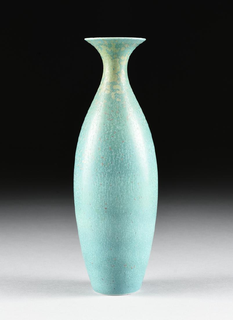 A CARL-HARRY STALHANE CRYSTALLINE GLAZED STONEWARE VASE (1 of 7)
