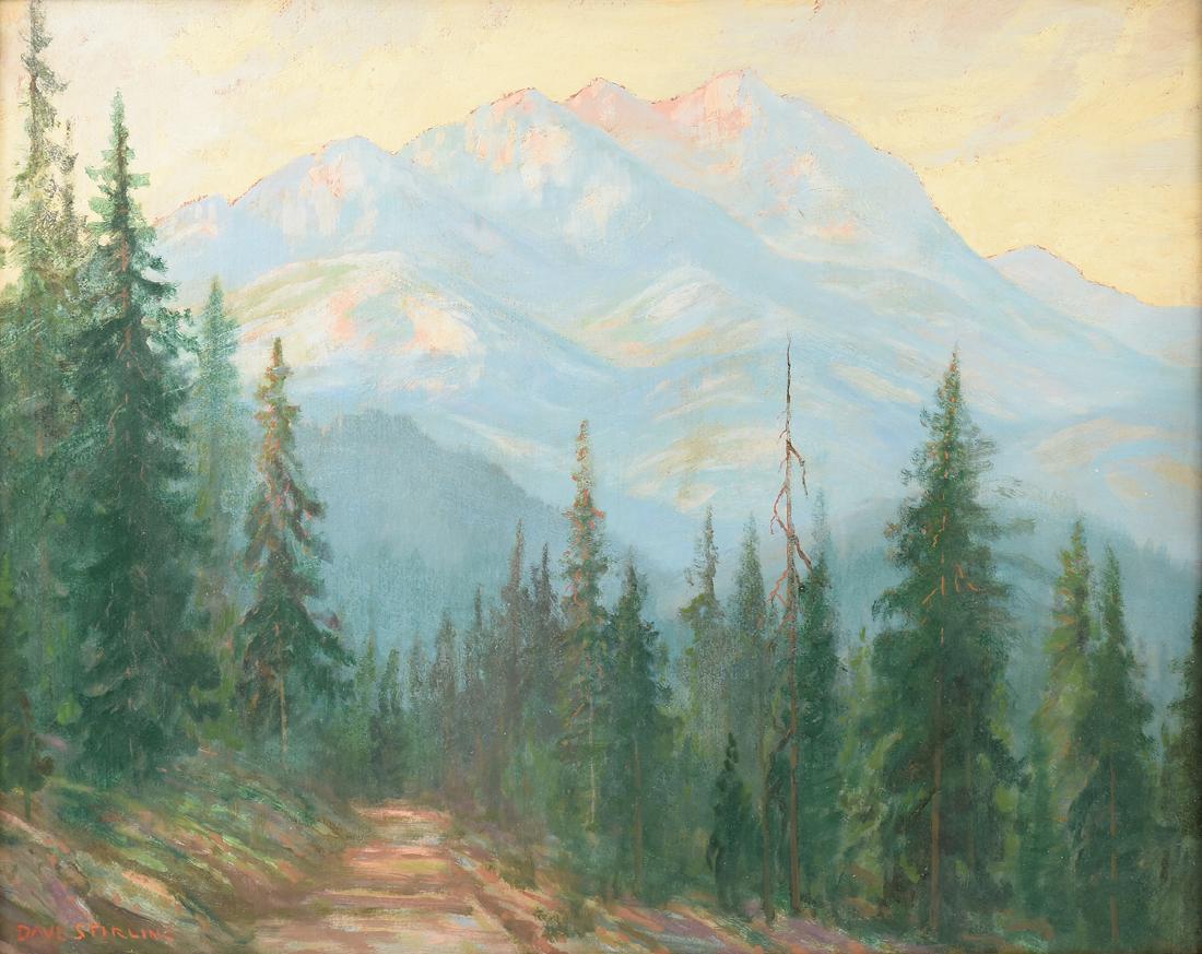 DAVID STIRLING (American 1887-1971) A PAINTING, (1 of 9)