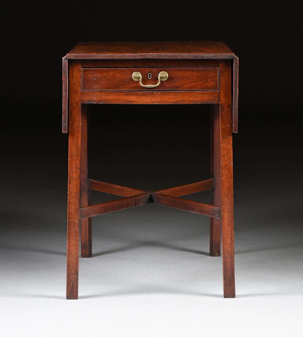 A GEORGE III MAHOGANY PEMBROKE TABLE, LATE 18TH (1 of 6)