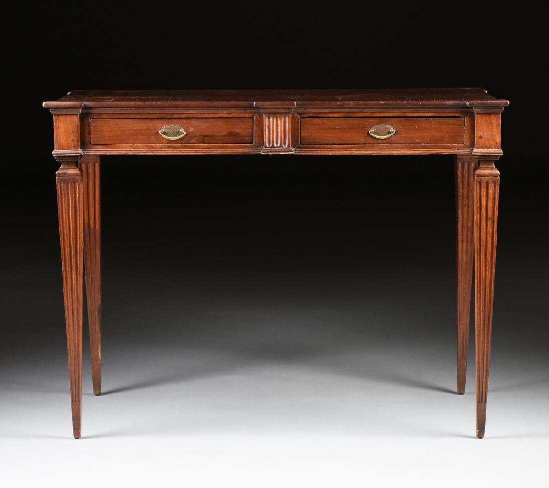 A NORTH ITALIAN NEO-CLASSICAL STYLE MAHOGANY WRITING (1 of 8)