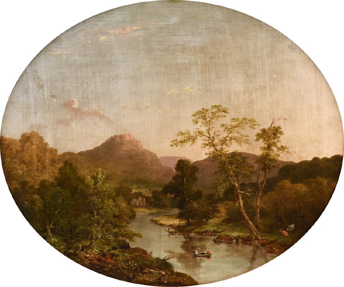 WALTER ODDIE (American 1808-1865) A PAINTING, "River (1 of 11)