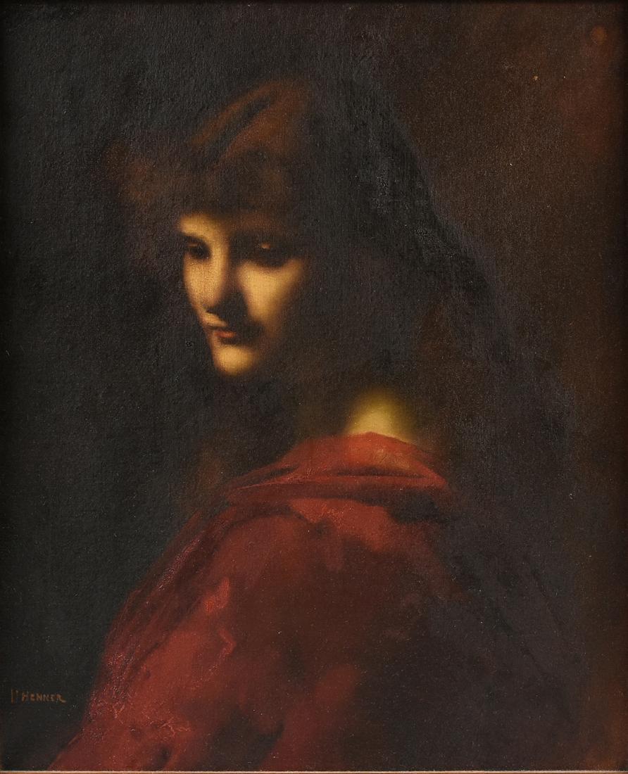 JEAN-JACQUES HENNER (French 1829-1905) A PAINTING, (1 of 8)