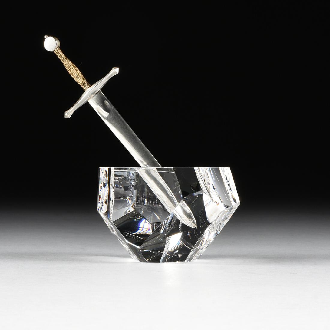 JAMES HOUSTON (American 1921-2005) A CUT CRYSTAL AND (1 of 7)